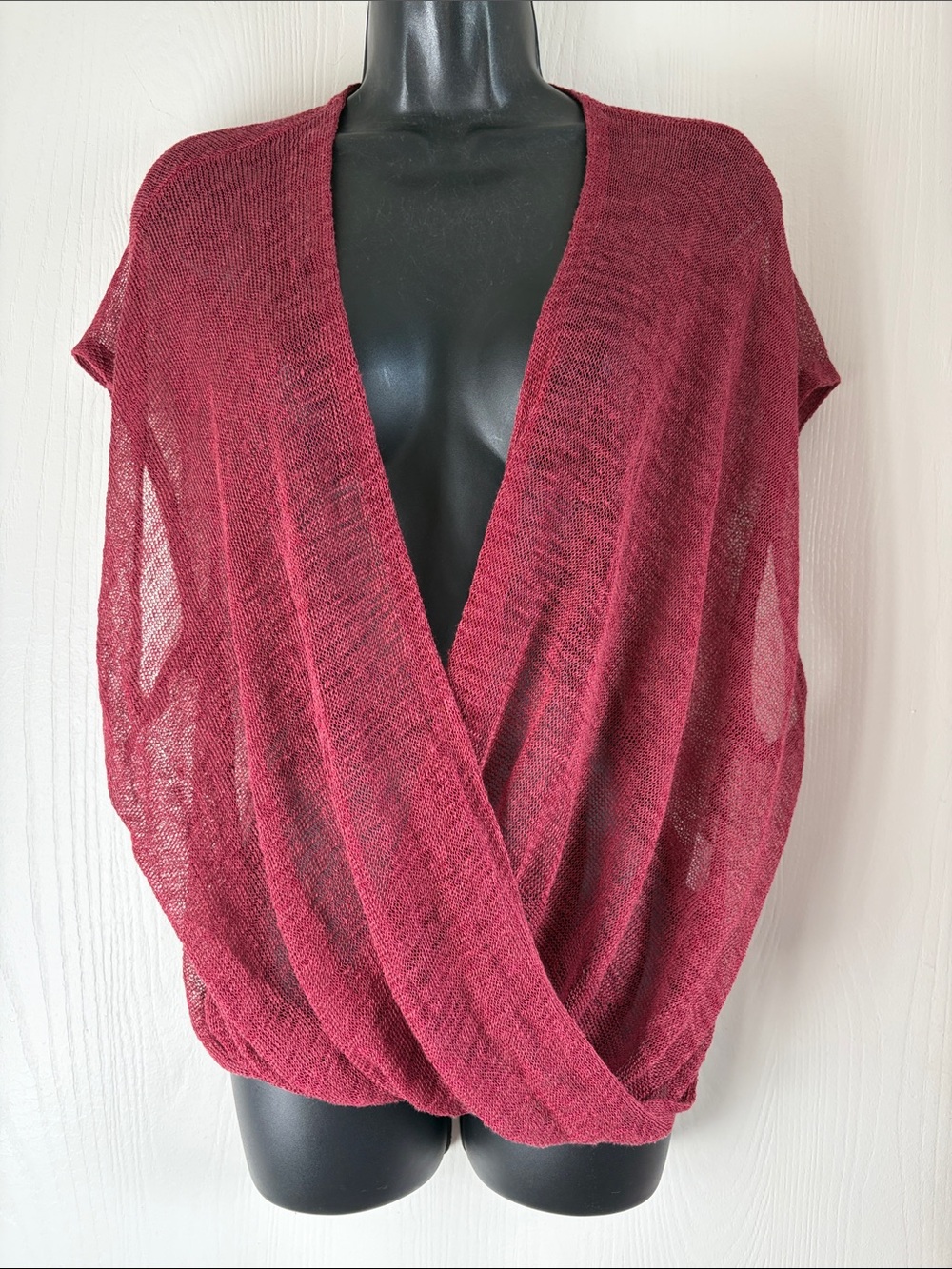 Eileen Fisher Linen Blend Topper